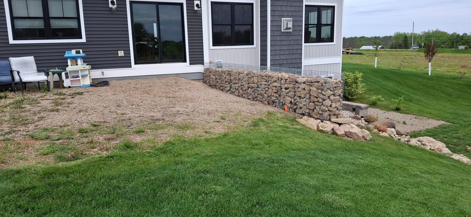 vidaXL Gabion Wall with Cover Galvanized Steel 236.2