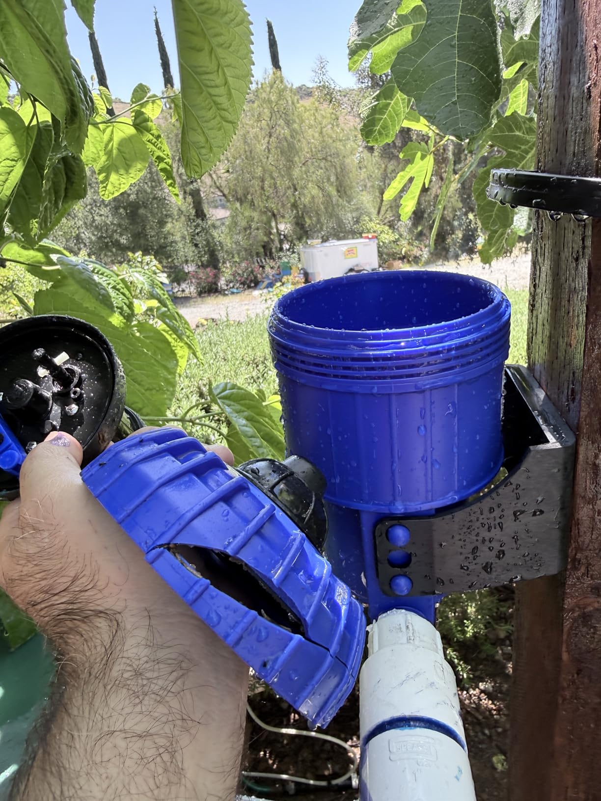 NEWTRY 1:250 to 1:25 Fertilizer Injector for Drip Irrigation Adjustable Water Powered Dosing Pump 3/4