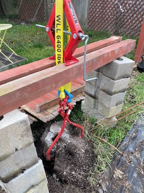 Skidding Tongs 32-inch Log Grabber with Ring for Connecting with Chain Logging Tools for Forestry, Timber, and Firewood by Earth Worth (Red) customer photo 1