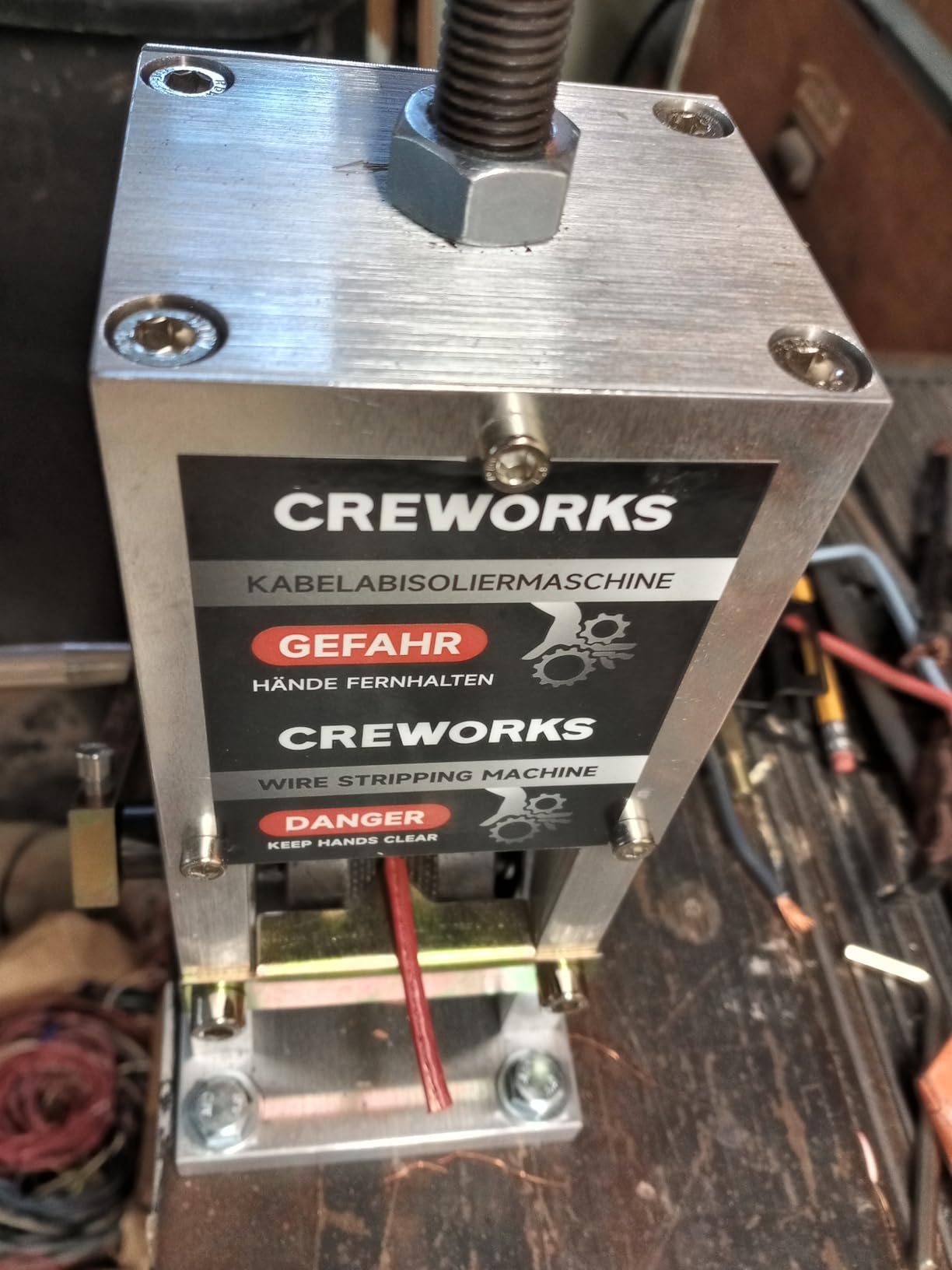 CREWORKS Manual Wire Stripper Machine, 0.06