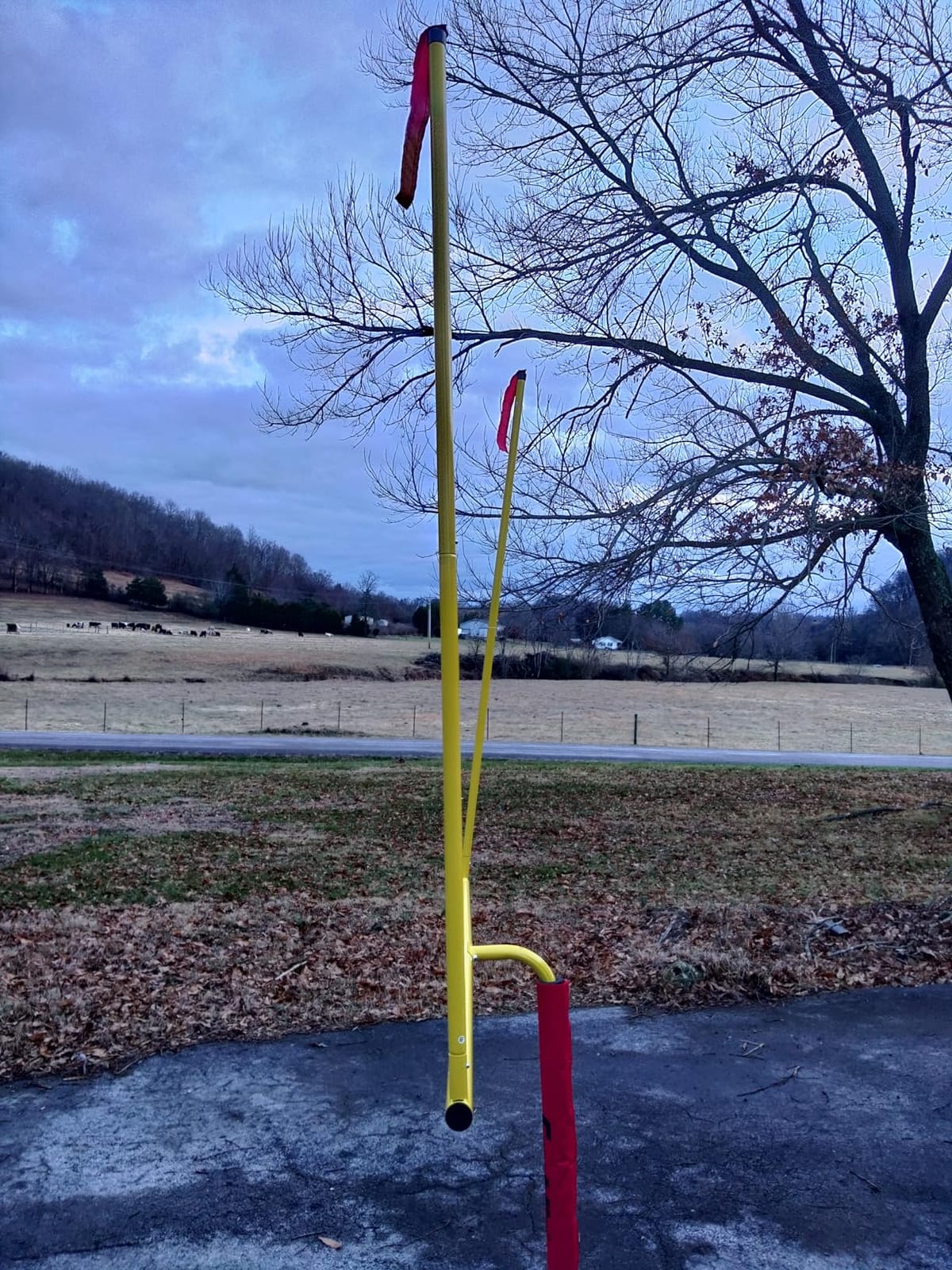 Franklin Sports Authentic Steel Football Goal Post 8.5' x 5.5' - Post for Kids - Football Goal Post Set - Kicking Field Goals - Youth Football Set - Portable Football Goal Post customer photo 1
