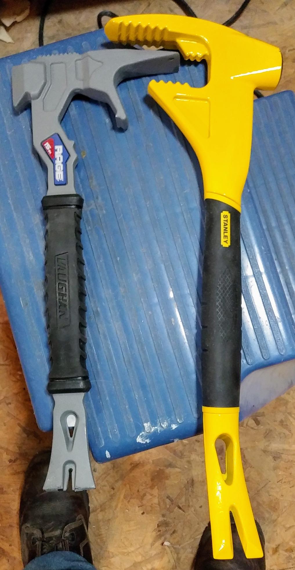 Vaughan 15 Inch Multi-Function Demolition Tool, Hammer, Nail Puller, Multi-Use, Heavy Duty Construction, DIY Hand Tools - Blue 050042 customer photo 2