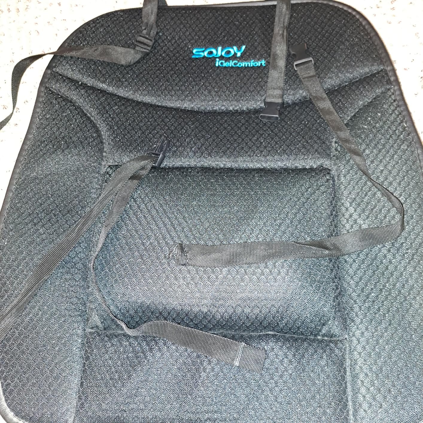 Truck Seat Cushion – Gel Memory Foam Seat Pad with Lumbar & Back Support, for Office Chair, Car & Semi-Truck, Pain Relief & All-Day Comfort customer photo 1