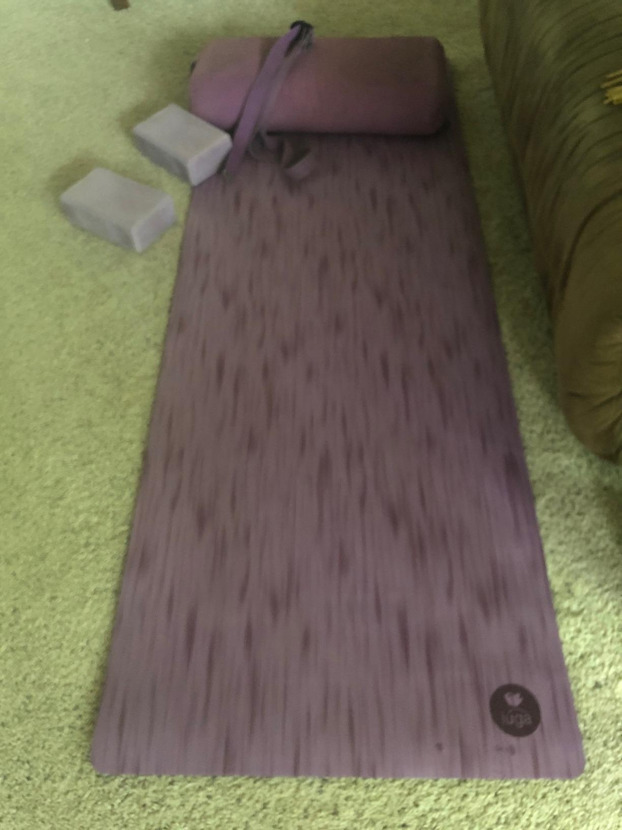 Pro Non Slip Yoga Mat Thick for Hot Yoga, Pilates, Workout & Home Gym customer photo 2