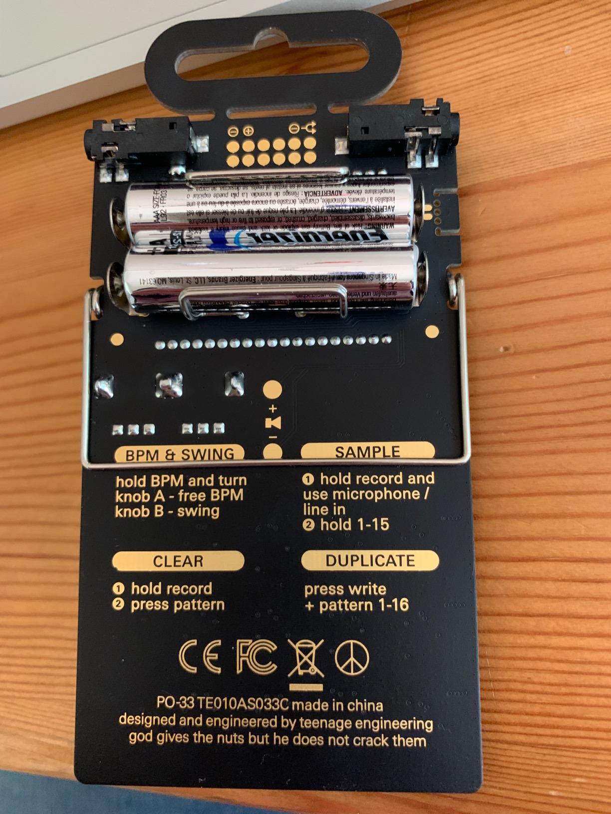 Teenage Engineering PO-33 K.O.! Micro Sampler and Drum Machine with Built-in Microphone, Sequencer and Effects customer photo 1