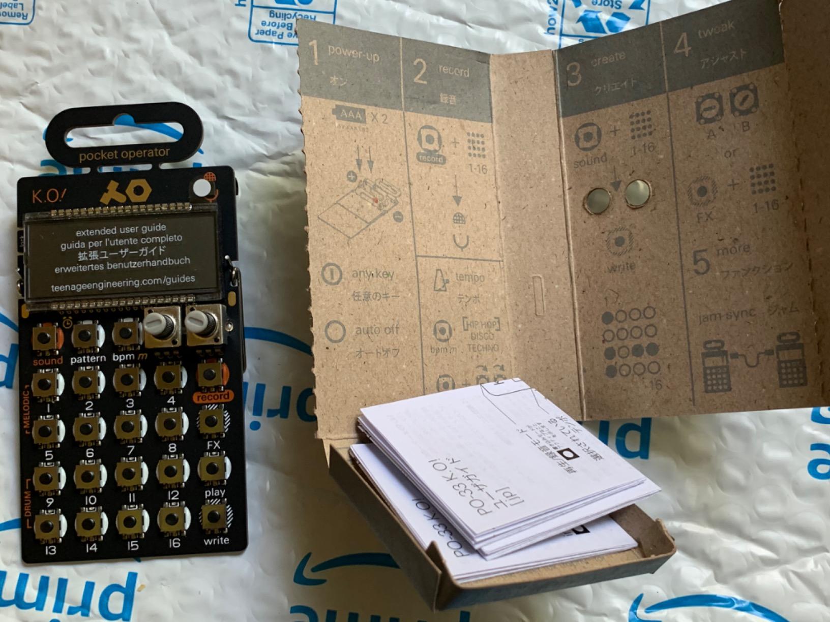 Teenage Engineering PO-33 K.O.! Micro Sampler and Drum Machine with Built-in Microphone, Sequencer and Effects customer photo 2