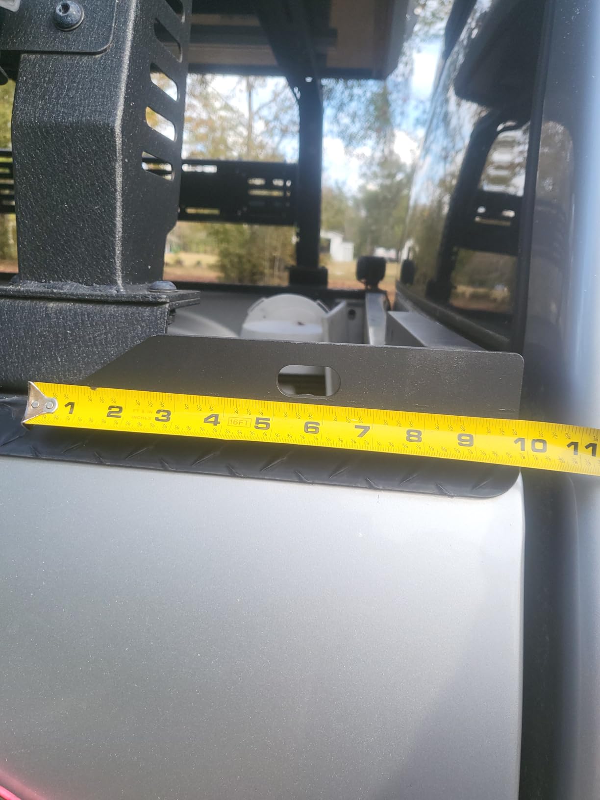 Elevate Outdoor Steel Adjustable Wire-Screen Headache Rack, 63.5-78.5 in W customer photo 1