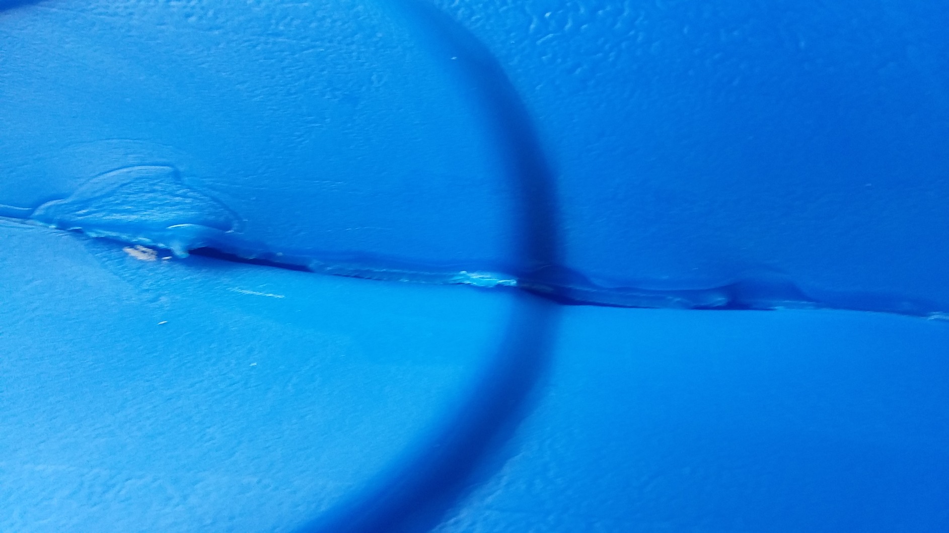 55 Gallon Blue Water Barrel | Solid Mold | 2 Inch Bung Holes, Good for Long Term Drinking Water Use | BPA Free customer photo 1