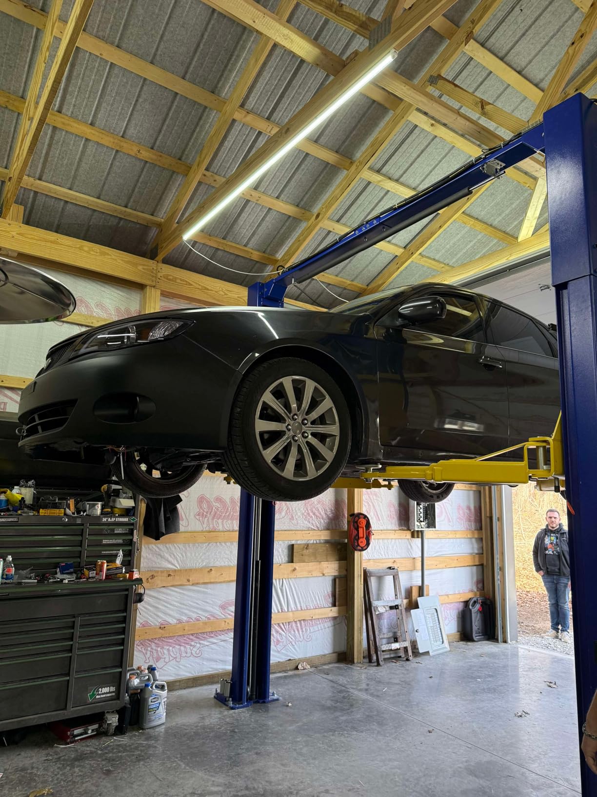 APlusLift HW-10KOH-A 10000LB Two Post Overhead Car Lift 3 Year Warranty customer photo 1