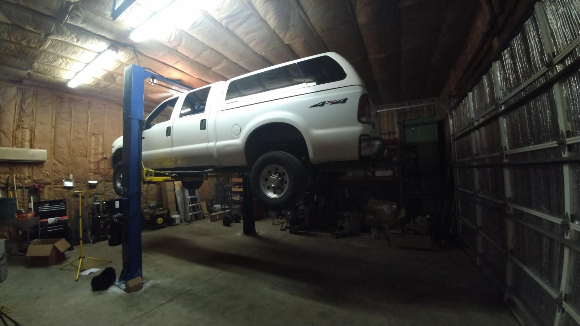 APlusLift HW-10KOH-A 10000LB Two Post Overhead Car Lift 3 Year Warranty customer photo 2
