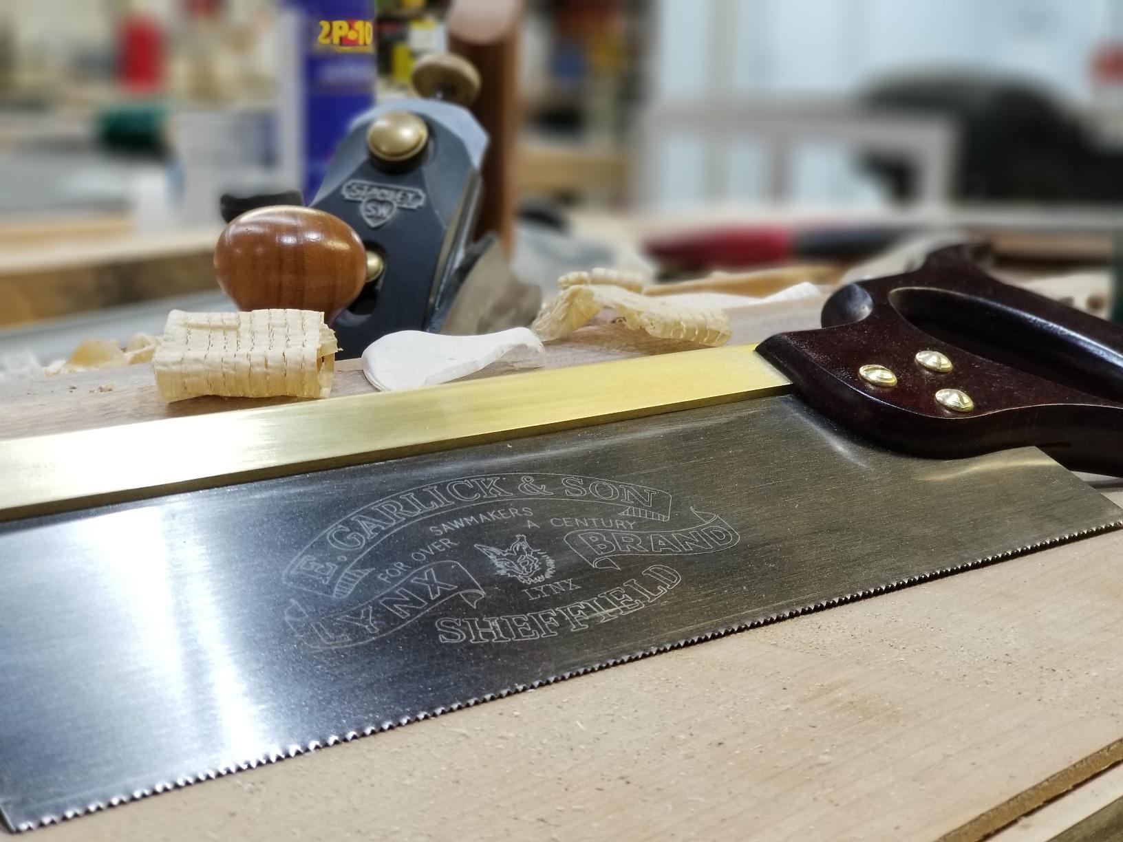 Lynx Thomas Flinn Taytools British 12 Inch Tenon Saw with Stained Beech Handle 13 TPI and Filed for Rip Cutting customer photo 1