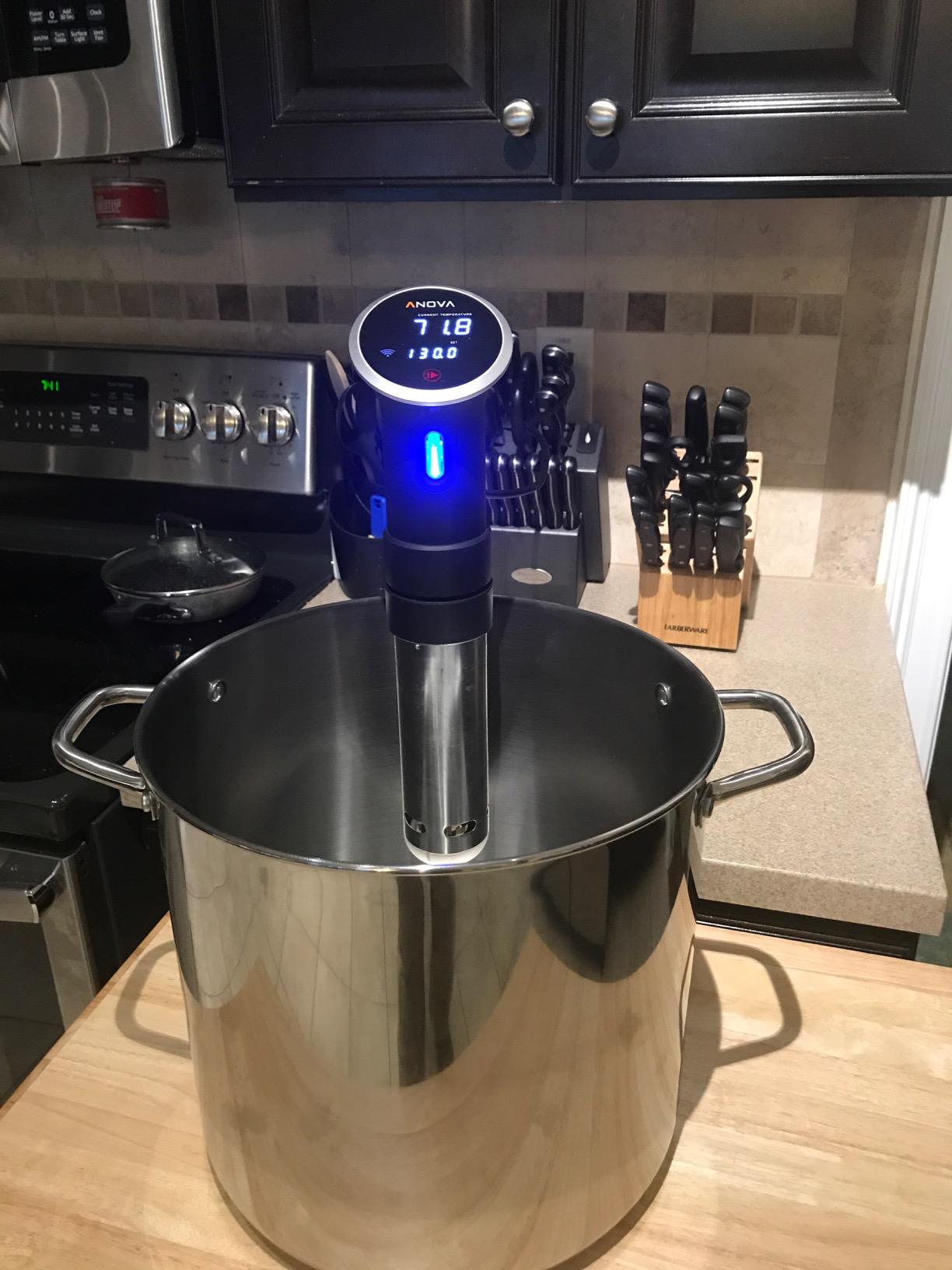 HOMICHEF Commercial Grade LARGE STOCK POT 20 Quart With Lid - Nickel Free Stainless Steel Cookware - Healthy Polished Stockpots - Heavy Duty Induction Soup Pot customer photo 2