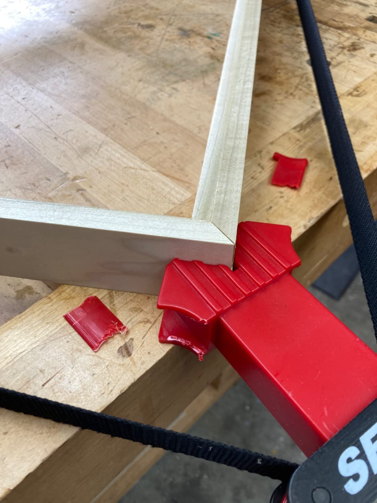 HORUSDY Band Clamp, Woodworking Frame Clamp Strap Holder for Picture Strap Clamp Strap Clamp (Band Clamp) customer photo 1