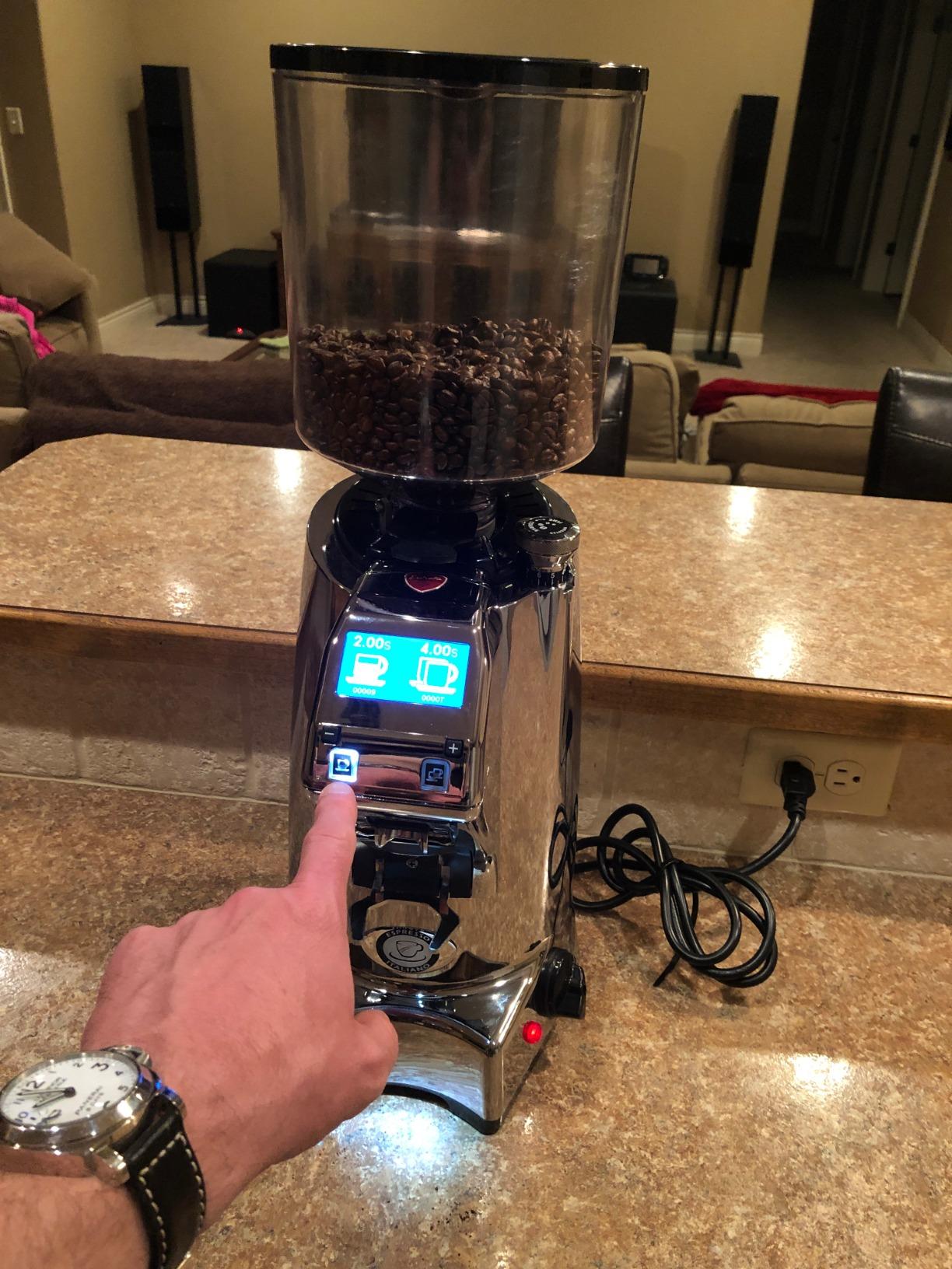 Eureka Zenith 65 E Commercial Espresso Grinder (Polished Chrome) customer photo 1