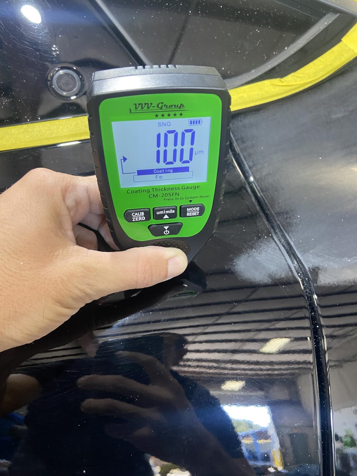 Paint Thickness Gauge CM-205FN for Cars – Digital Coating Thickness Meter customer photo 1