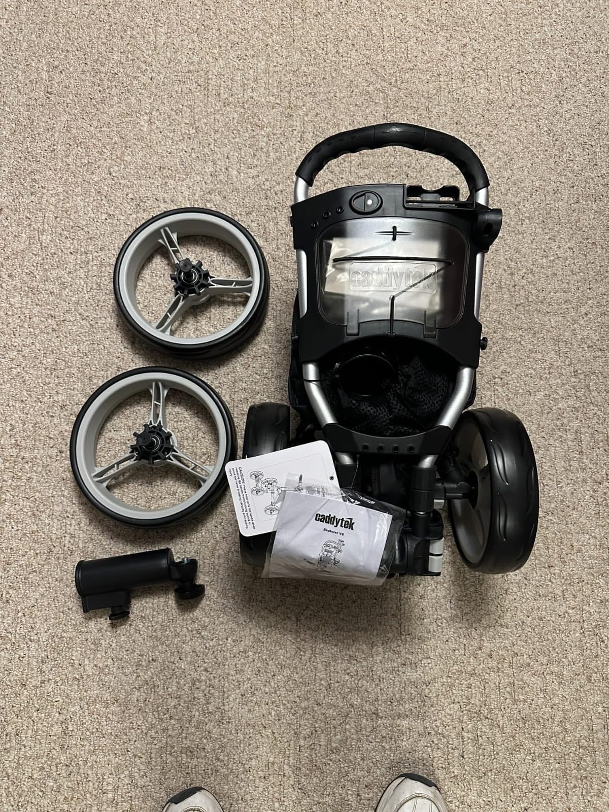 CaddytekCaddyTek Superlite 4 Wheel Golf Push Cart, Explorer Version 8 - customer photo 1