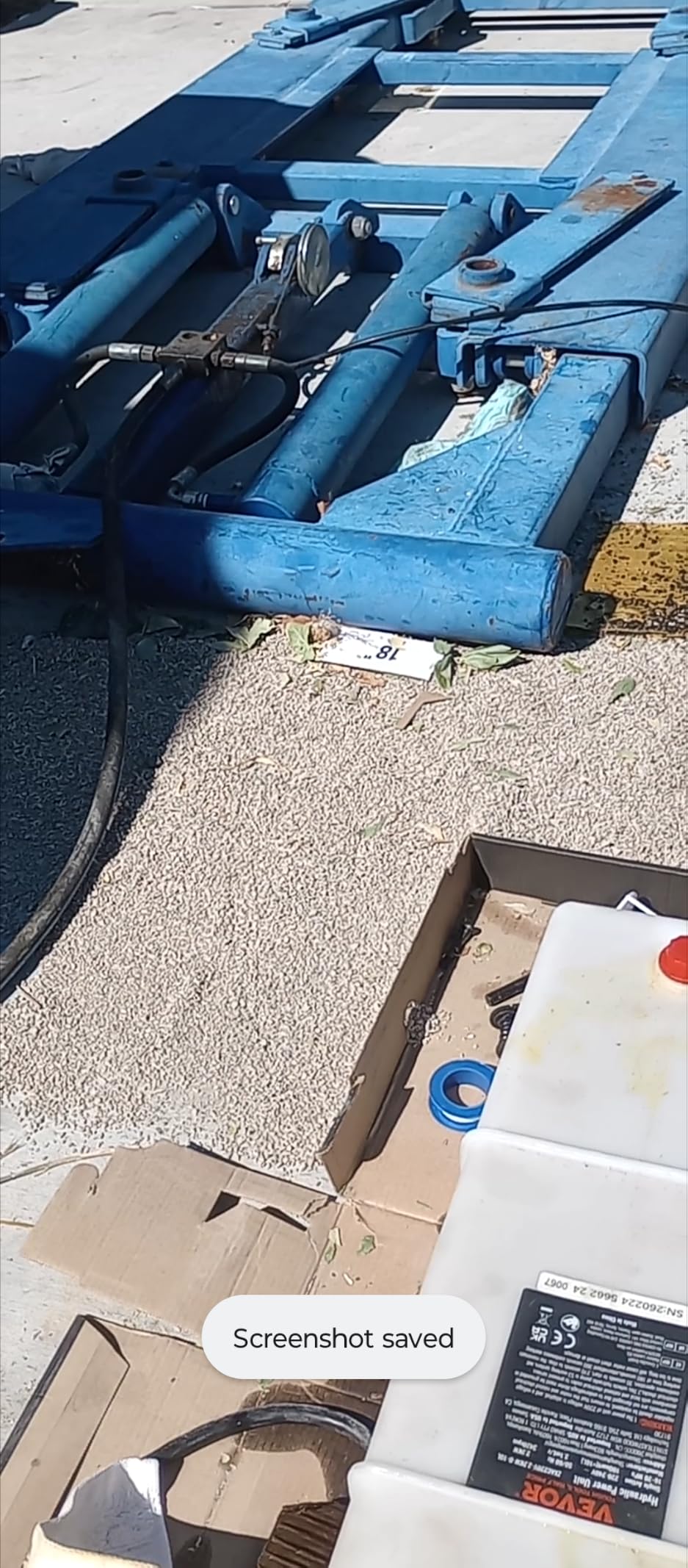 VEVOR 10 Quart Hydraulic Pump, 2.2KW Hydraulic Dump Trailer Pump Single Acting, 3200 PSI Max Relief Pressure, 1.7 GPM Flow Rate, AC220-240V Hydraulic Power Unit Car Lift (Vertical Installation) customer photo 1