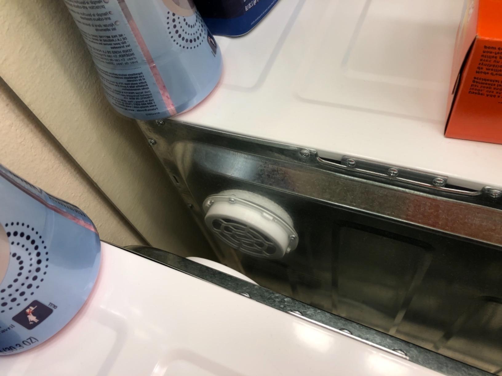 COSTWAY 1.5 Cu.ft. Portable Clothes Dryer, 850W Compact Laundry Dryer,White customer photo 1
