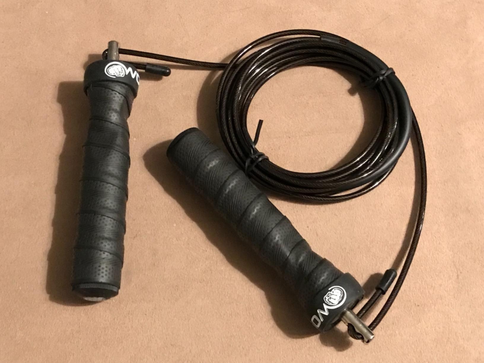 WOD Nation Weighted Jump Rope for Women & Men - 1 Pound (1LB) Adjustable Heavy Speed Jump Rope Handles with Removable Weights 4Crossfit, Cross Training, Boxing. customer photo 1