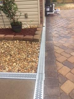URA WATER - Model UA-100 - Drainage Trench Set - Channel Drain With Galvanized Steel Grate - 3 x 39