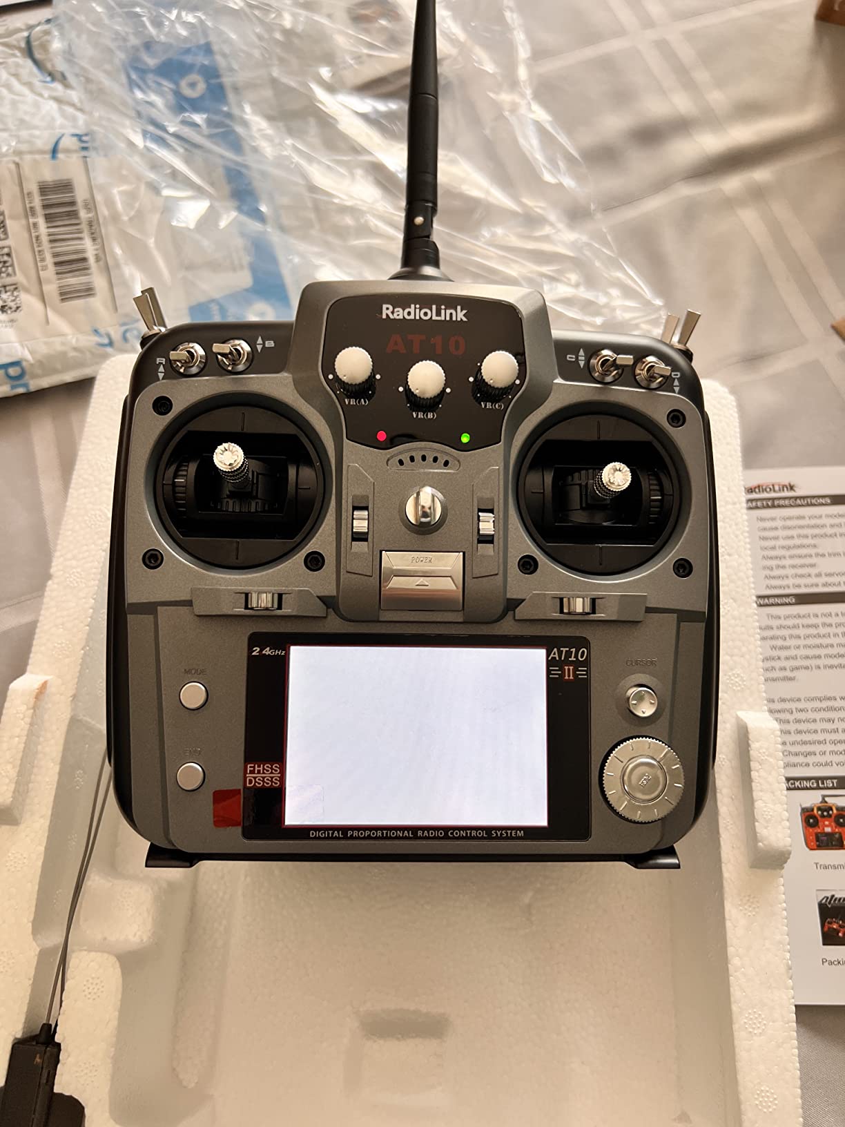 Radiolink AT10II 12CH 2.4G RC Transmitter and Receiver R12DS for Airplane customer photo 1