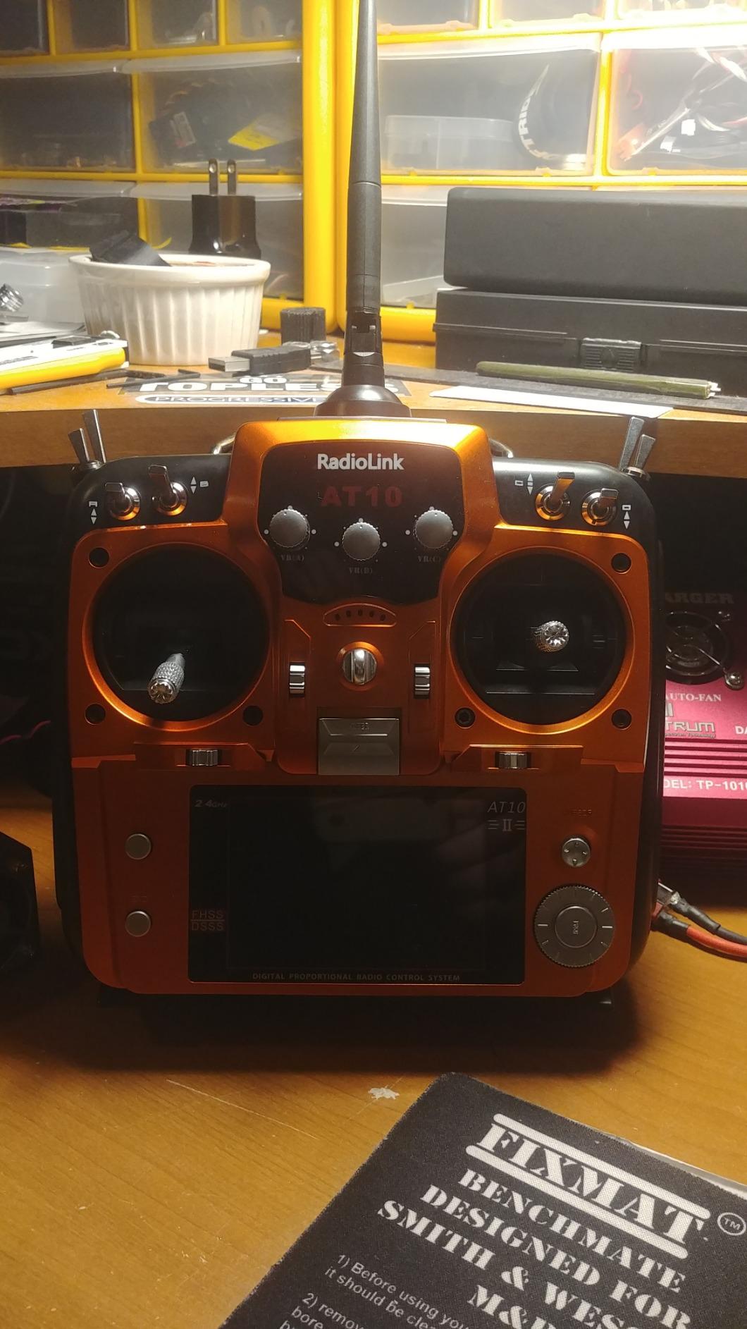 Radiolink AT10II 12CH 2.4G RC Transmitter and Receiver R12DS for Airplane customer photo 2