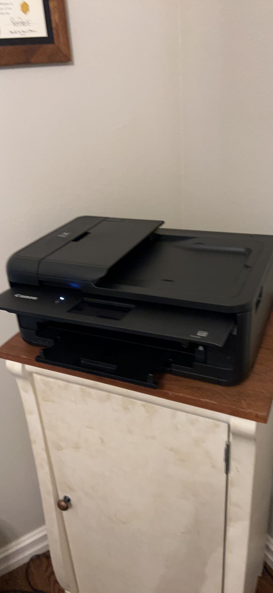 Canon PIXMA TS9520 All in one Wireless Printer Home or Office| Scanner | Copier | Mobile Printing with AirPrint and Google Cloud Print, Black, Works with Alexa, One Size customer photo 1