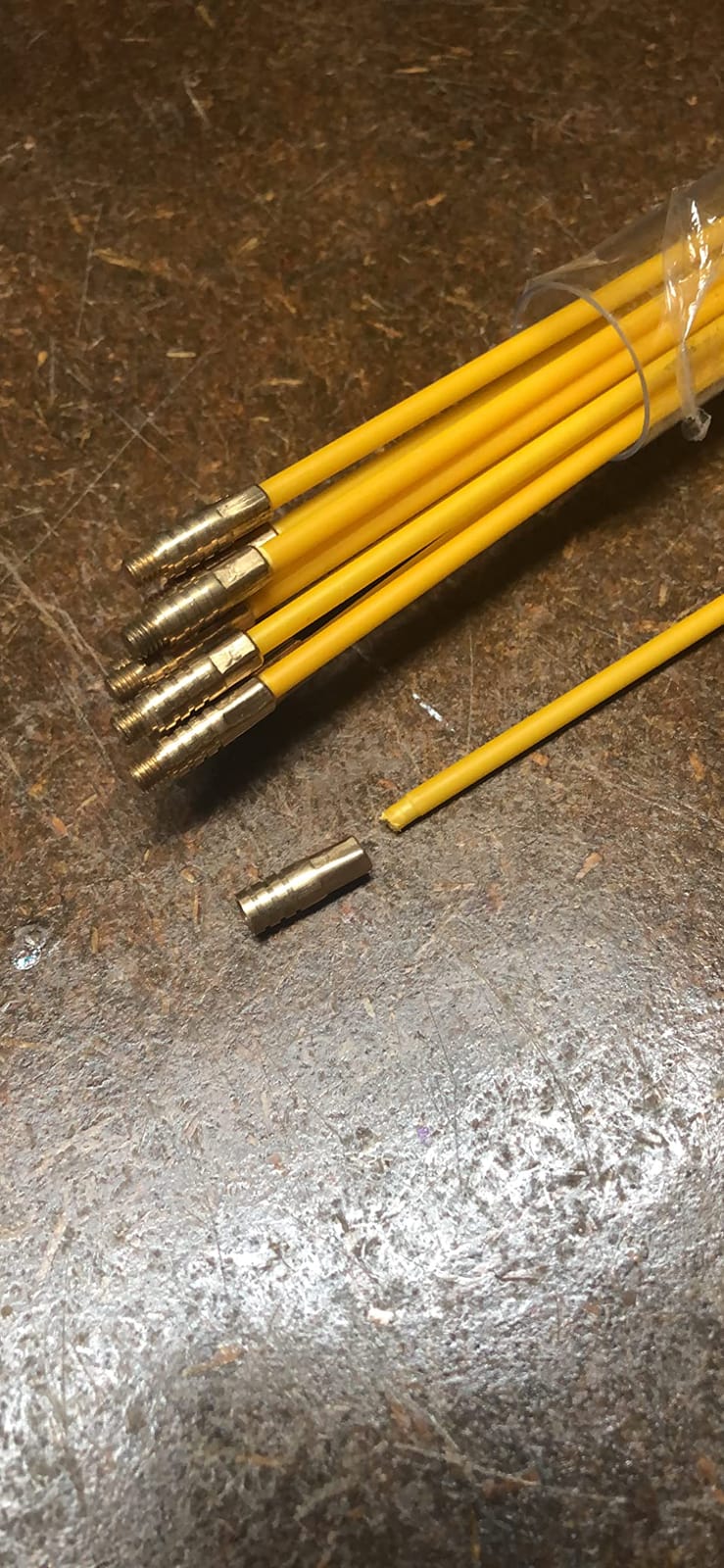 11FT Fiberglass Wire Running Kit, Cable Running Rods with 5 Attachments customer photo 1