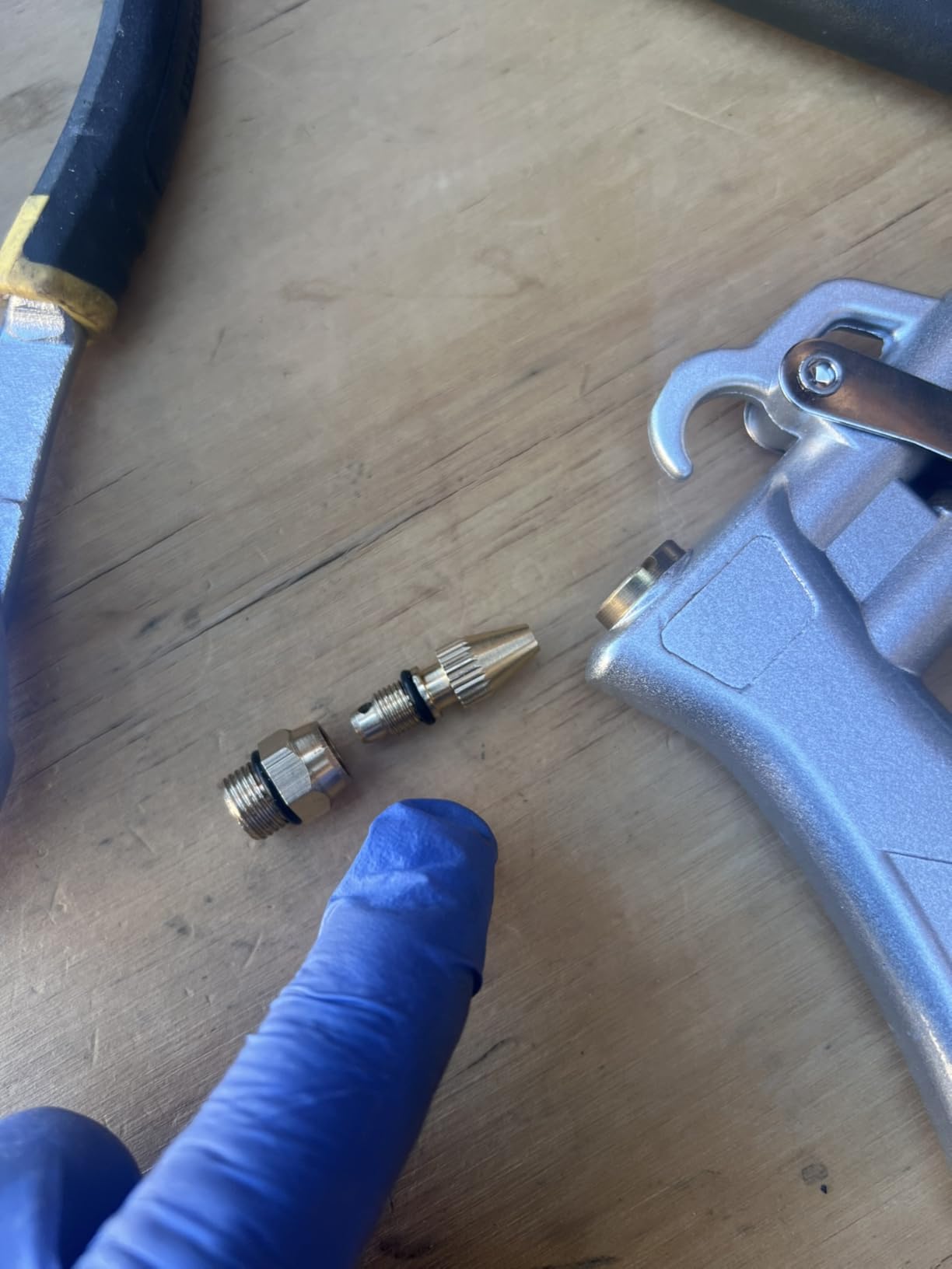 JASTIND Industrial Air Blow Gun with Brass Adjustable Air Flow Nozzle Kit customer photo 1