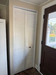 Kimberly Bay Closet Door, Bi-fold, Traditional Louver-Louver White (80x30) customer photo 1