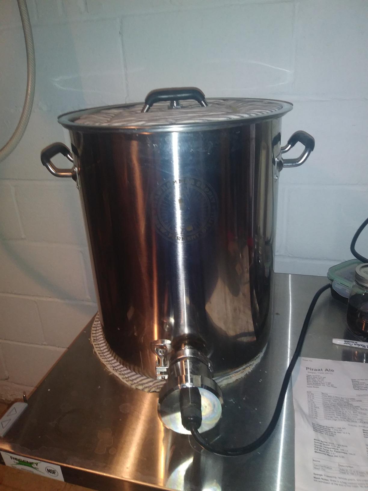 Clawhammer Supply 10.5 Gallon Electric All-in-One Brewing System – Digital, Semi-Automated, 120V, BIAB All Grain & Extract, 304 Stainless Steel customer photo 1