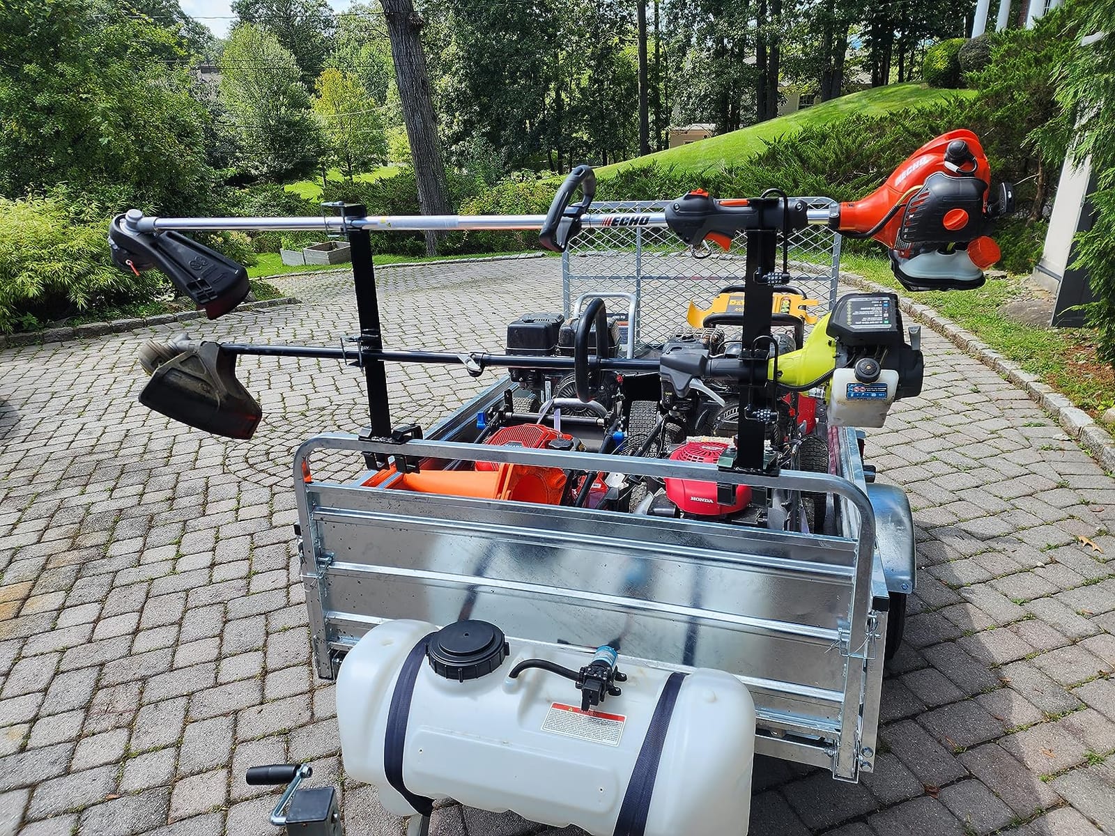 DK2 4.5 x 7.5 Galv Trailer (Drive-Up Gate Included), Load Capacity 1639 lb, Deck Length 7.5 ft, Deck Width 4.5 ft, Model# MMT5X7G-DUG customer photo 1