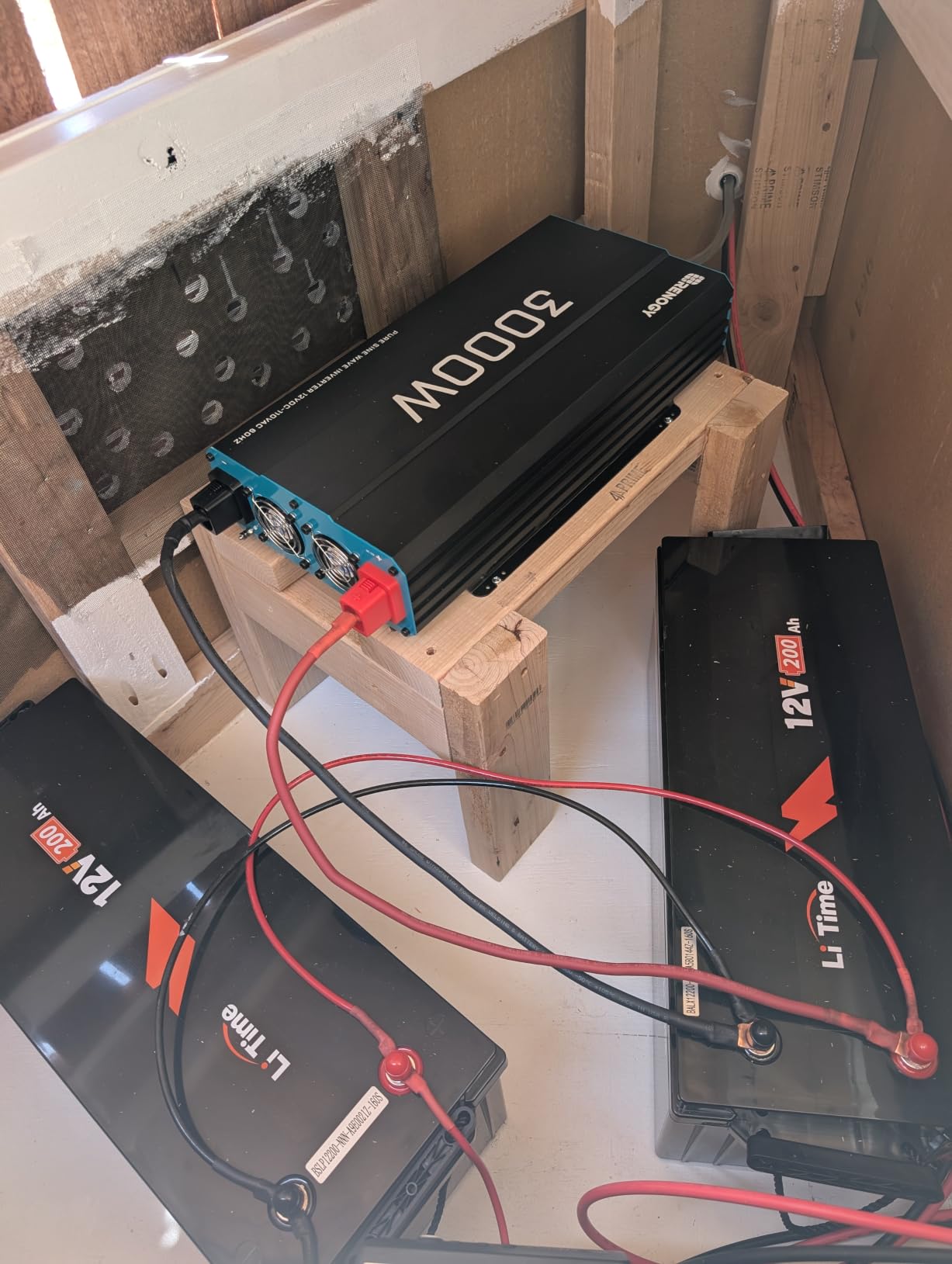 Renogy Inverter P2 1000W Pure Sine Wave Inverter 12V DC to 120V AC, Off-Grid Solar Power Converter for Home, RV, Truck, with Built-in 5V/2.1A USB Port, AC Hardwire Port, Remote Controller customer photo 1