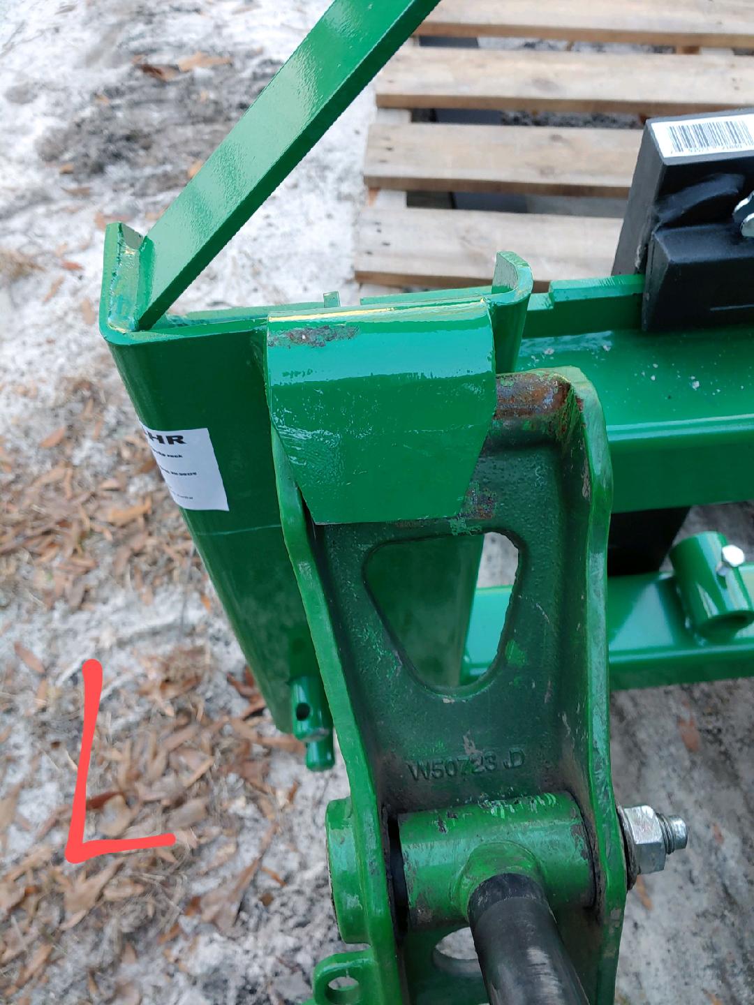 Titan Attachments Heavy Duty Pallet Fork Frame and 48