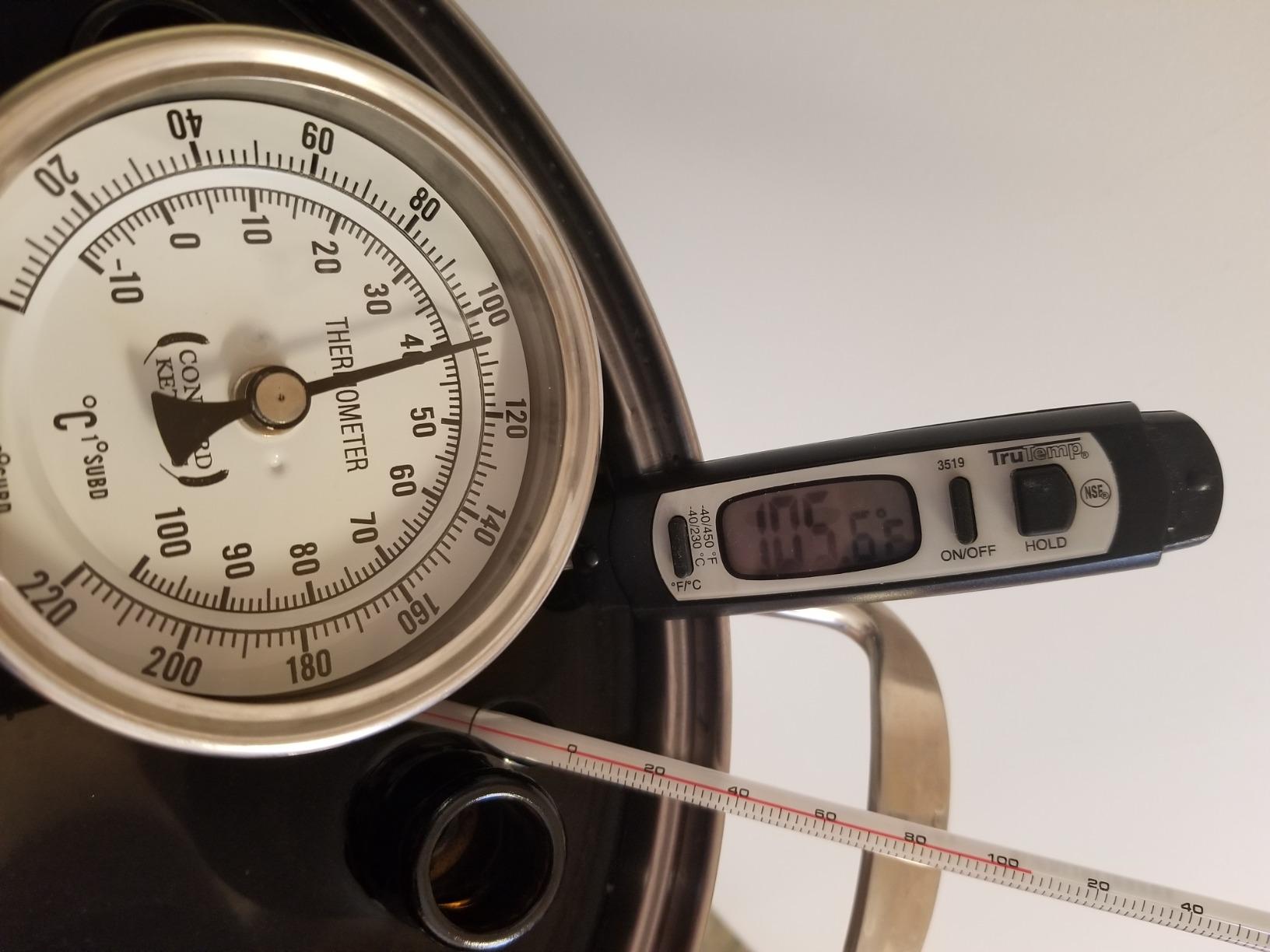 BREWSIE Stainless Steel Home Brew Kettle w/Dual Filtration. Equip with False Bottom Thermometer and Ball Valve for Brewing (16 Gal/ 64 QT)… customer photo 2