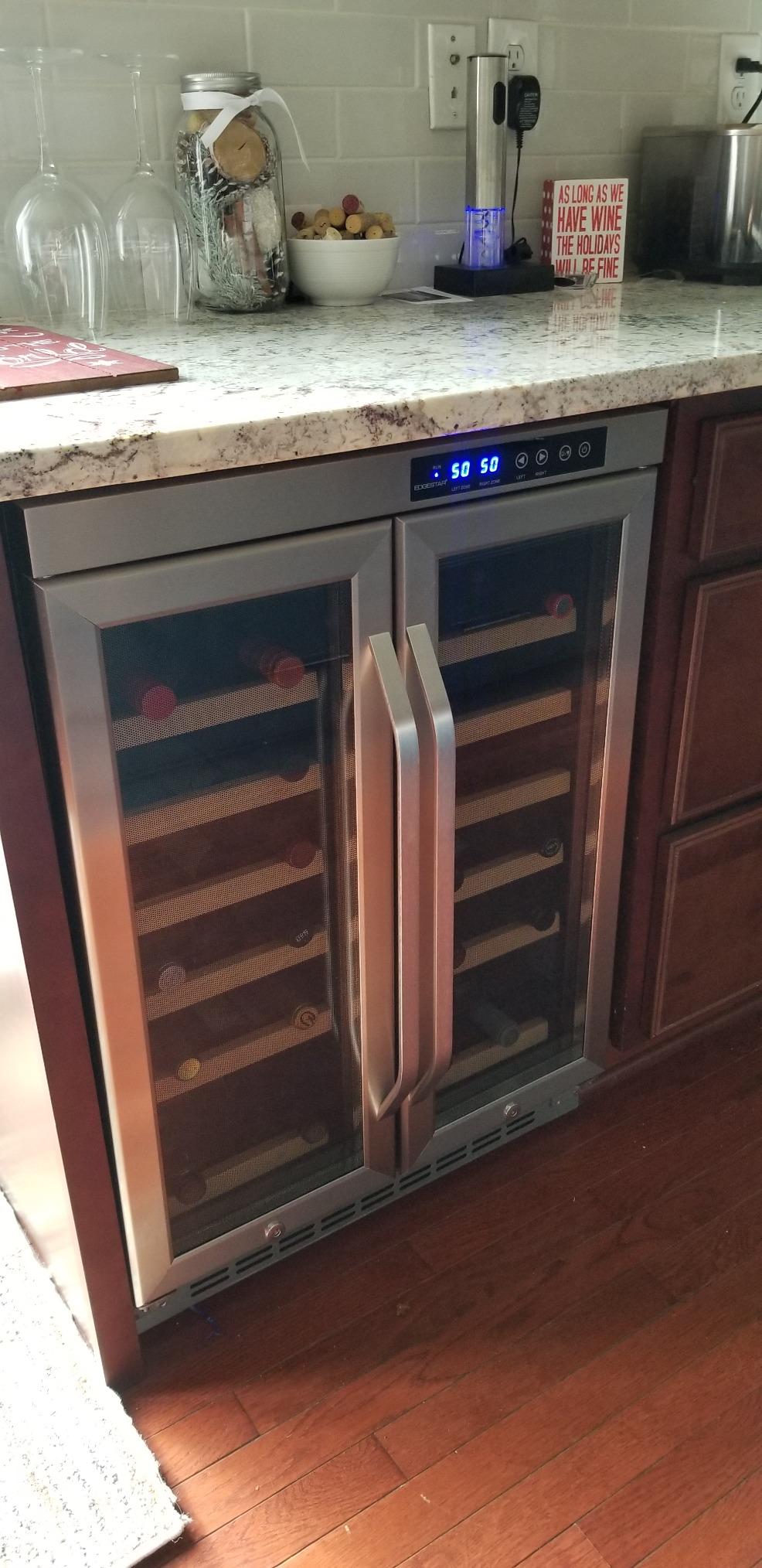 EdgeStar 24 Inch 36 Bottle Built-In Dual Zone Wine Cooler customer photo 1