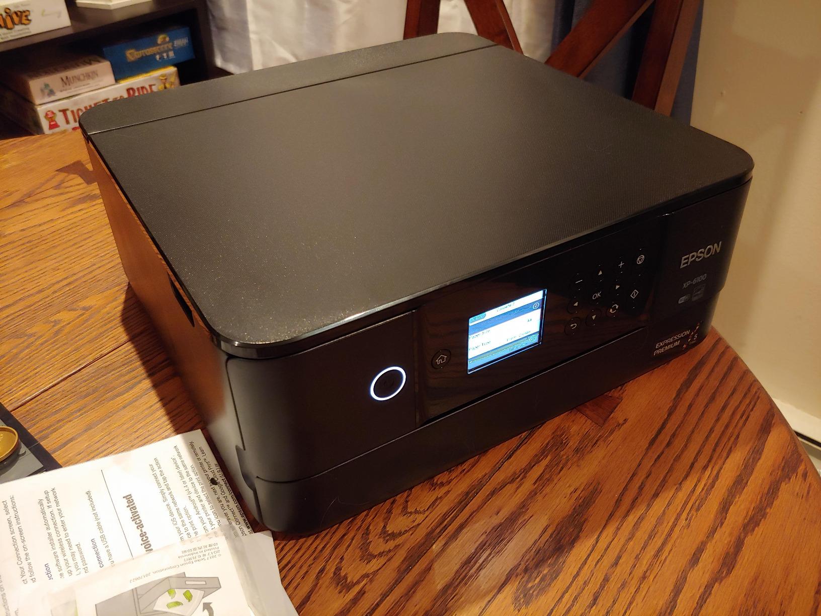 Epson Expression Premium XP-6100 Wireless Color All-in-One Inkjet Printer customer photo 1