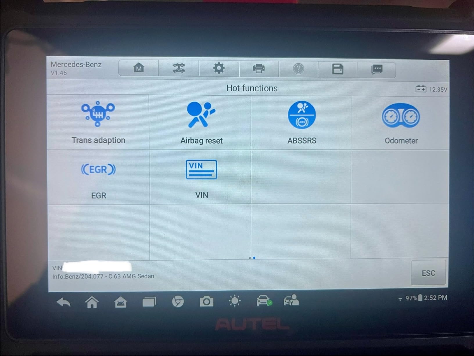 Autel MaxiIM KM100E OBD2 Tool, Lite Ver. of IM508S PRO IM608 Pro II Scanner customer photo 1