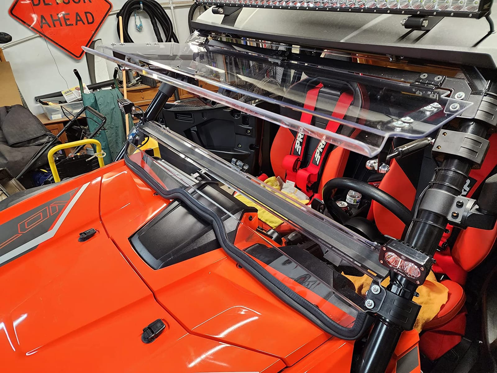 SuperATV Flip Windshield for Honda Talon 1000 | 2019-2022 customer photo 1