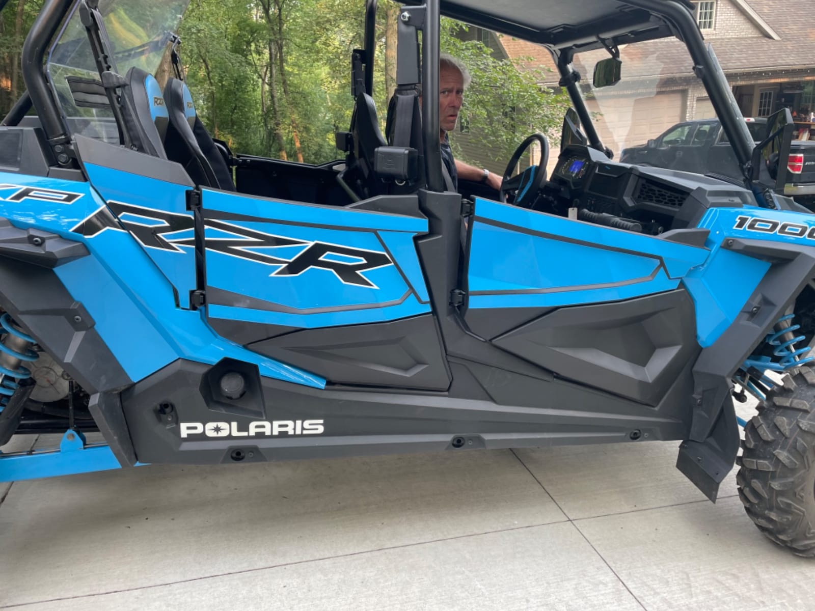 KEMIMOTO Lower Doors Compatible with RZR XP4 1000, Plastic Lower Doors Panel Inserts with Alloy Steel Frame Replace 2879942 Compatible with 4 Doors 2014-2023 Polaris RZR XP4 1000 Turbo customer photo 2