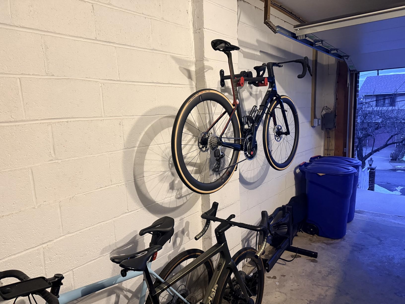 PRO BIKE TOOL Bike Rack for Garage Wall Mount - Horizontal Bike Storage customer photo 1