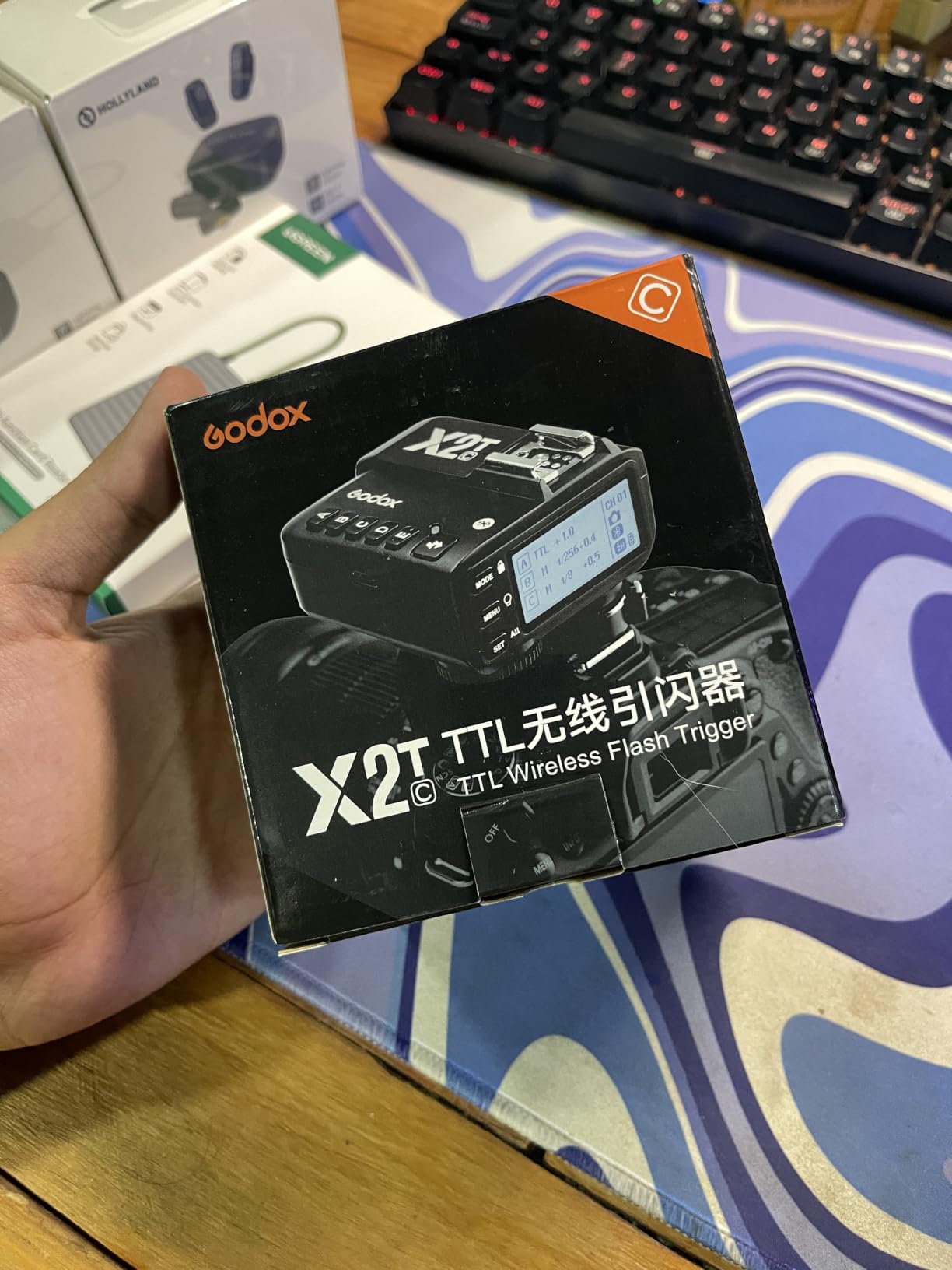 Godox X2T-C TTL Wireless Flash Trigger for Canon, 2.4G X System customer photo 2
