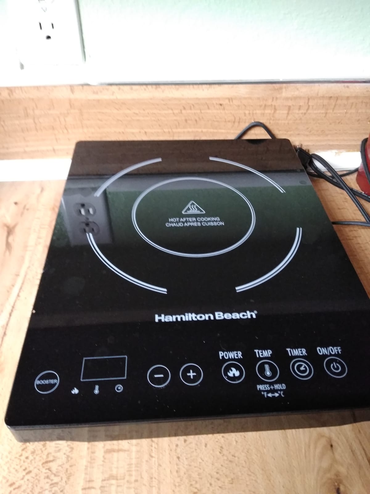 Hamilton Beach Portable Single Induction Cooktop With Fast Heating Mode customer photo 2