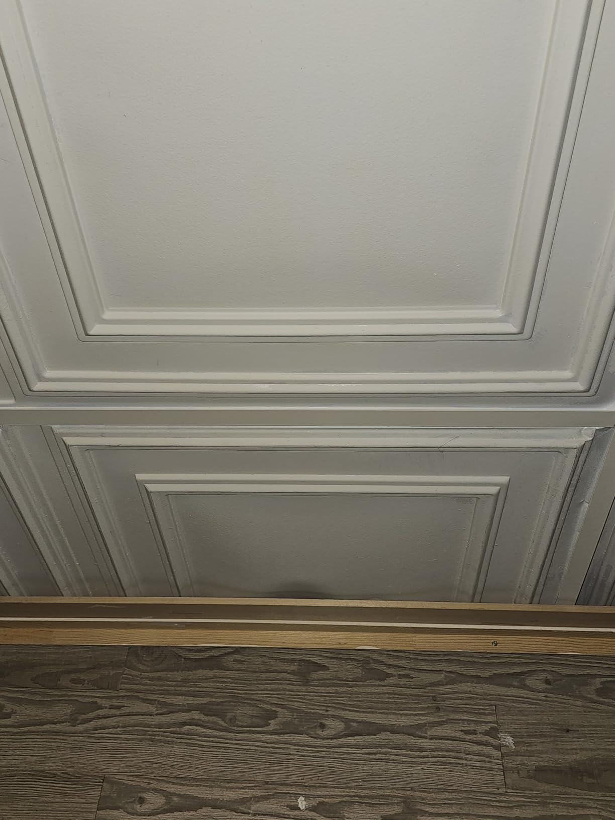 Ceilume Stratford 2x4 Drop Ceiling Tiles - Waterproof, Washable, Fire-Rated PVC - Feather-Light, No Sag - Lay-in for 1