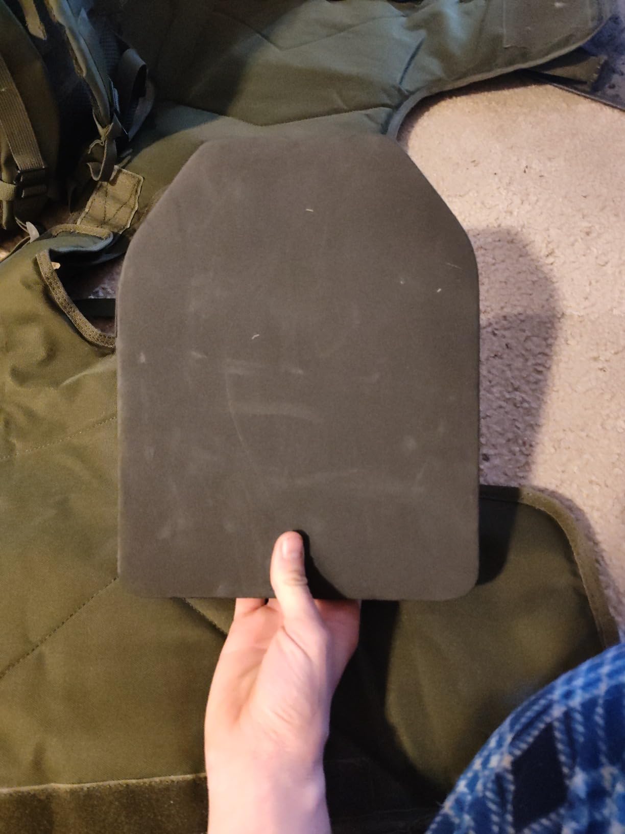 IDOGEAR Tactical Plates EVA Foam SAPI Plates for Tactical Vest Inner Liner Foam SAPI Shock Plates 2 PCS customer photo 2