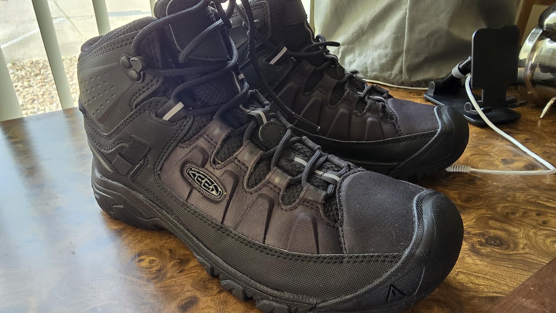KEEN Men’s Targhee EXP Mid Height Waterproof Hiking Boots customer photo 2
