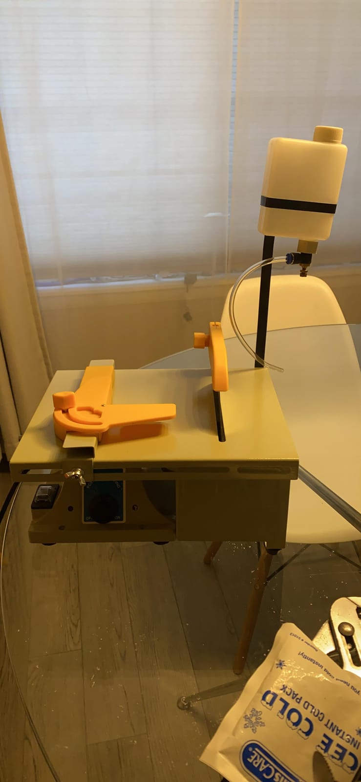 Lapidary Saw 110V, 6 Inch Lapidary Equipment, Wet Stone Cutter 10000RPM customer photo 1