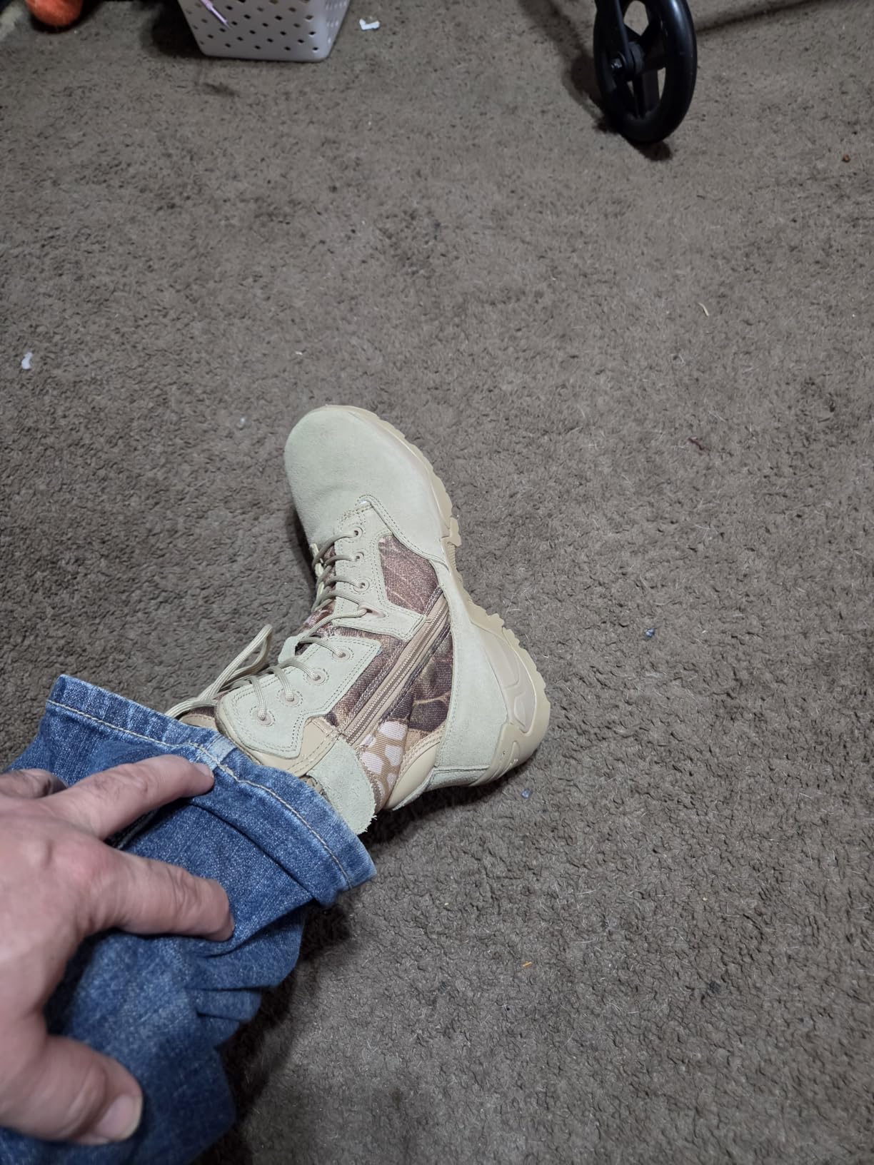 NORTIV 8 Men's Military Tactical Work Boots Hiking Side Zip customer photo 1