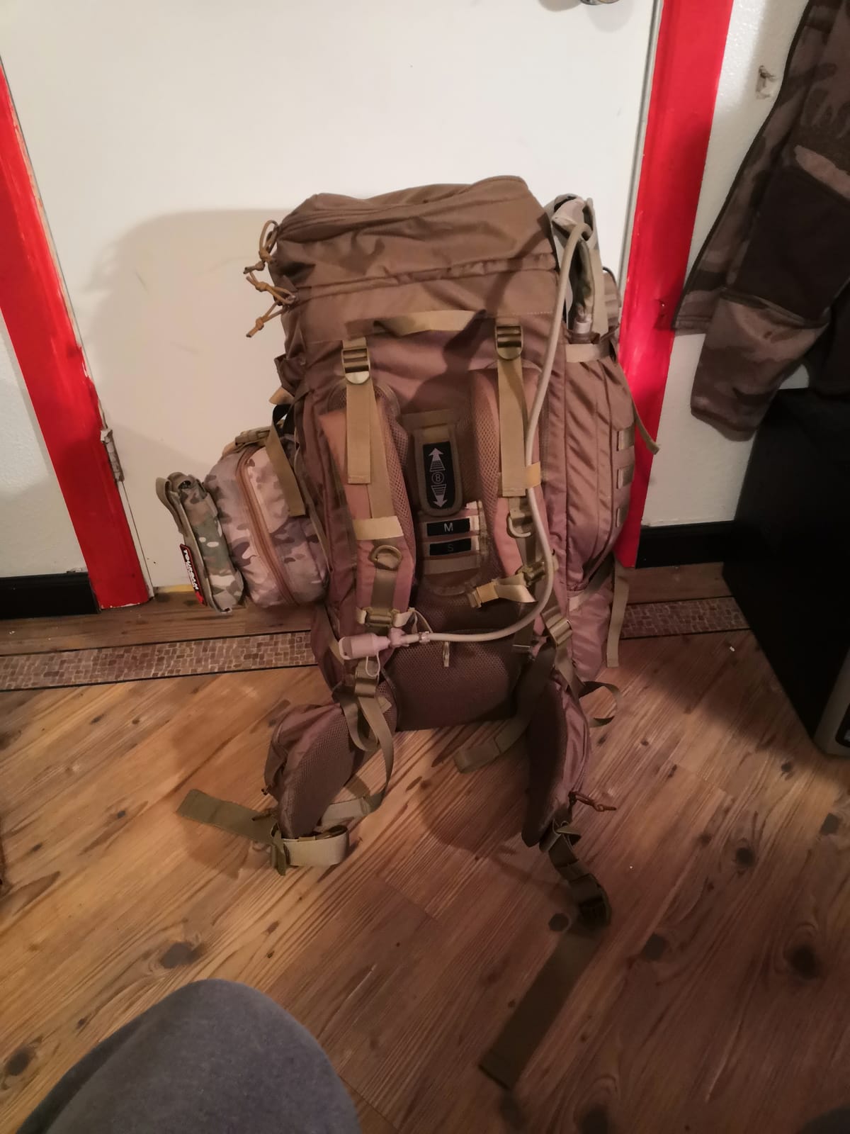 Mardingtop 75L Molle Hiking Internal Frame Backpacks with Rain Cover for Camping, Backpacking, Travelling (Khaki) customer photo 2