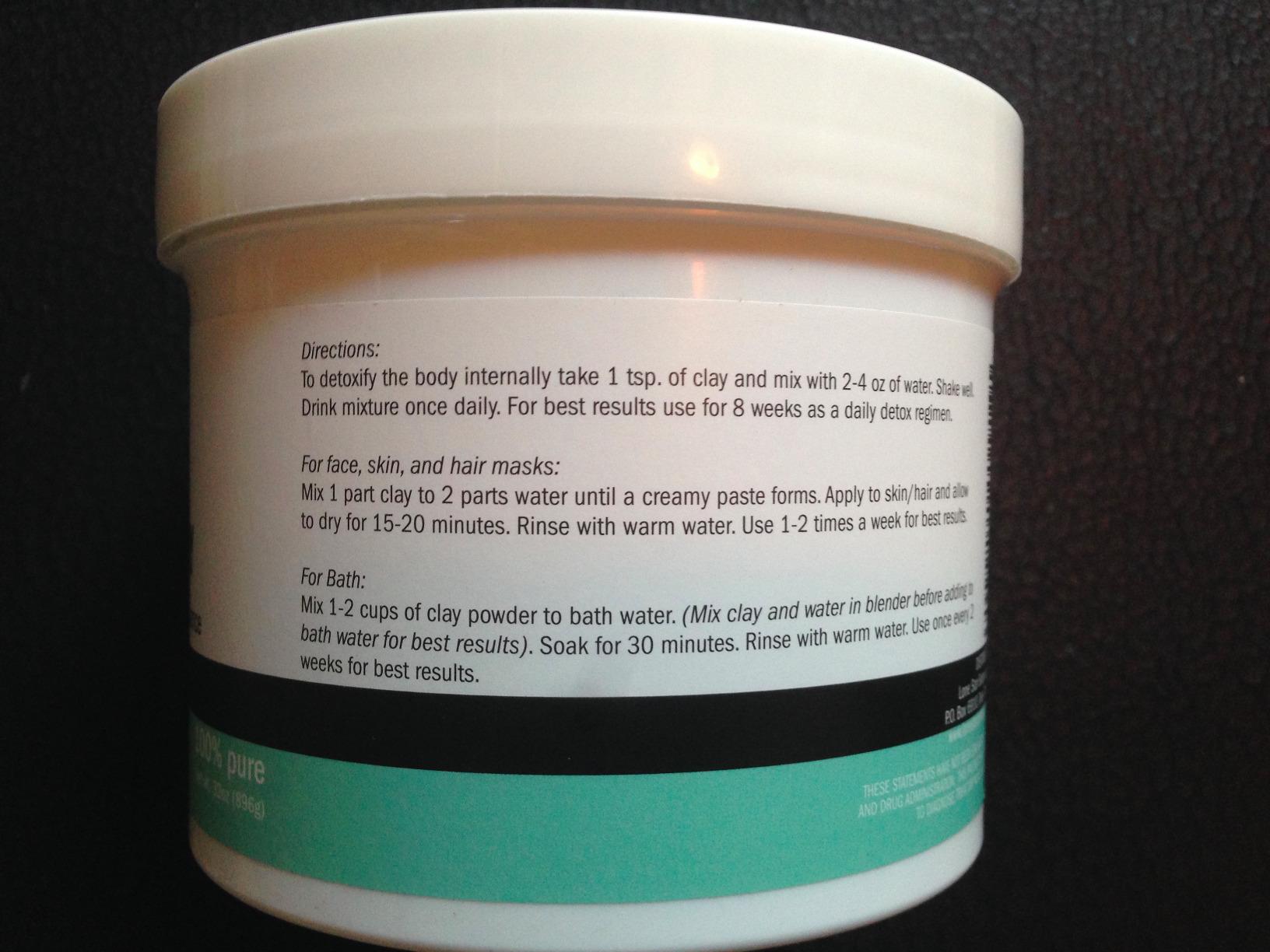 Calcium Bentonite Clay Healing Powder - Pure Pharmaceutical - Face, Body & Hair Detox Mask, Natural Mud Masks, Deep Pore Cleansing for Health & Beauty customer photo 1